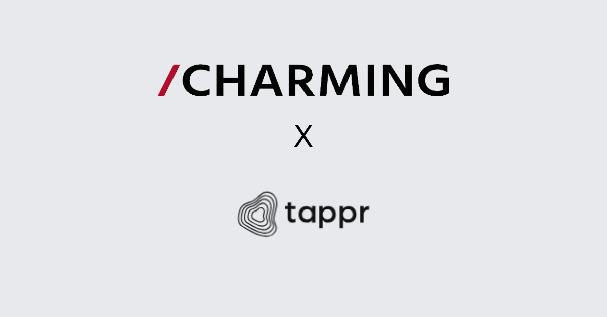 Charming and Tappr: Partnership Announcement